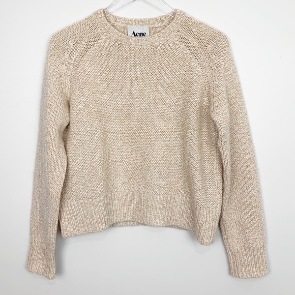 Acne Sweaters - Acne | Ruth Twist Sweater Cozy Knit Pullover